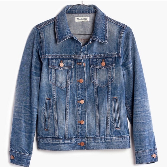 Madewell Classic Fit Premium Denim Jean Jacket | Size Large - Picture 4 of 16